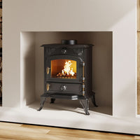 5KW Freestanding Cast Iron Wood Burning Stove Fireplace